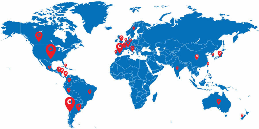 mapa clientes gestion global